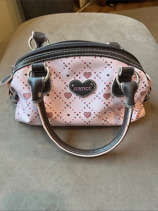 Justice Pink and Black Mini Bags