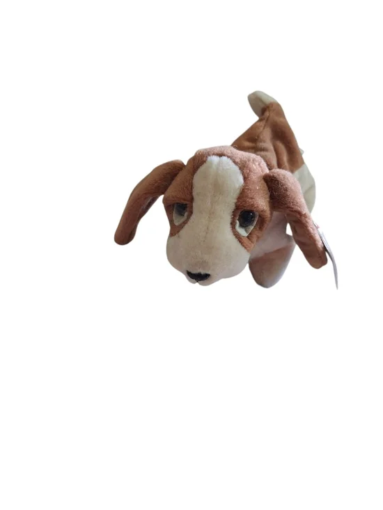 Ty Plush Dog Toy in Brown and Cream - Soft Puppy