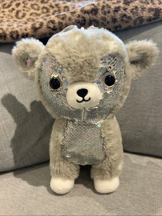 Plush Reindeer with flip sequins