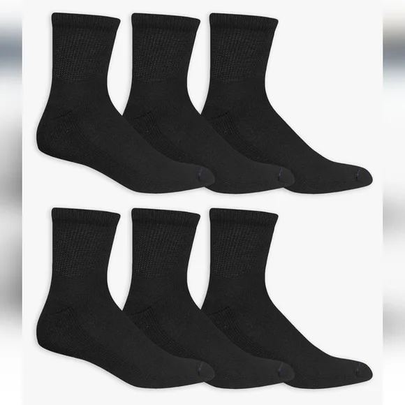 New 6 pair Dr. Scholl's Cotton Diabetes & Circulator Socks