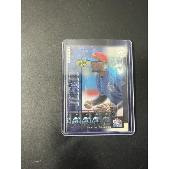 2000 UPPER DECK IONIX RECIPROCAL WRONG BACK ERROR CARLOS DELGADO / TONY GWYNN‎