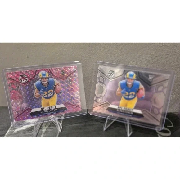 2022 Panini Mosaic Blake Corum #278 Pink‎ Camo Rookie Debut & Rookie Debut Base