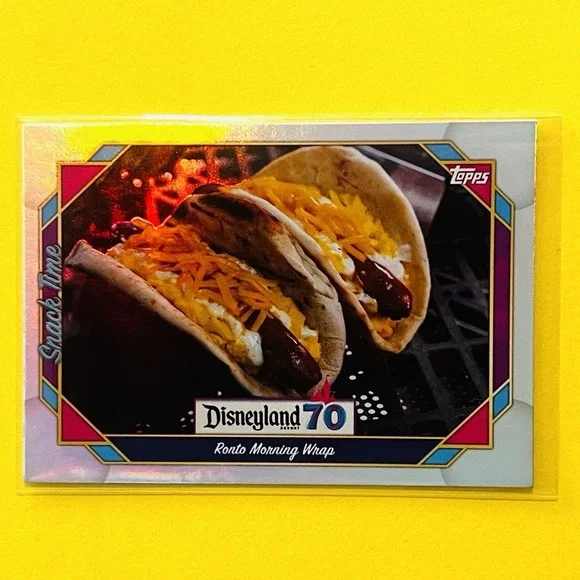 2025 Topps‎ Disneyland 70th #110 Ronto Morning Wrap Rainbow Foil SP