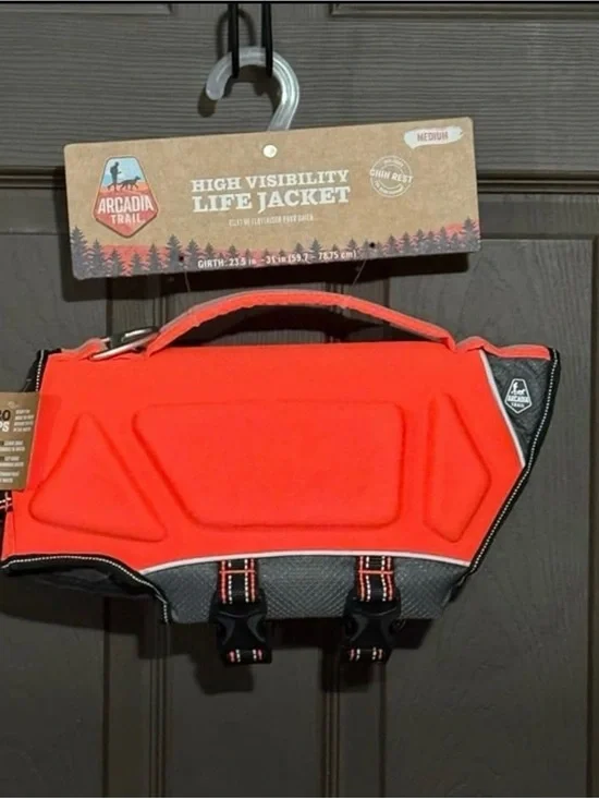 NWT Arcadia Trail High-Visibility Dog Life Jacket - Medium (3 available)