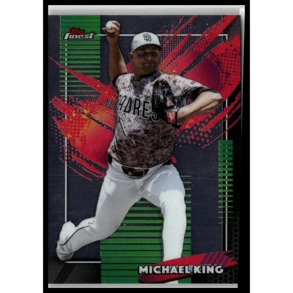 2026 Topps Finest Michael King 222 San Diego Padres Uncommon