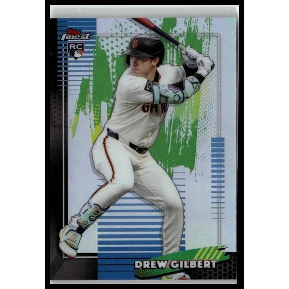 2026 Topps Finest Drew Gilbert #53 Refractor Giants Common
