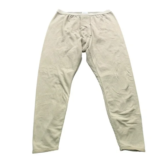 Peckham Gen III ECWCS Level 2 Thermal Drawers‎ Mens XL Sand Waffle Grid Military
