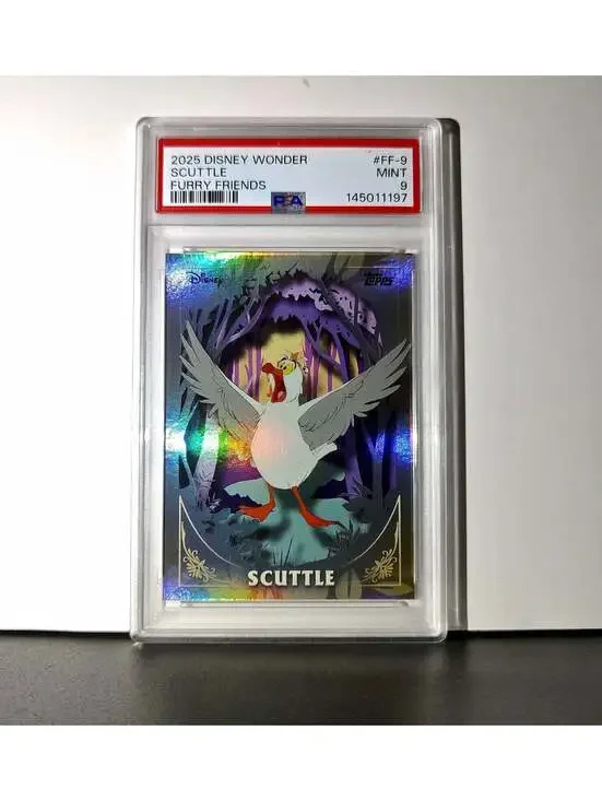 Scuttle 2025 Topps Disney #FF-9 Furry Friends Card The Little Mermaid PSA 9 MT
