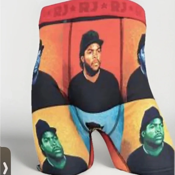 Boyz N The Hood Colorful Graphic Men's Boxer Briefs