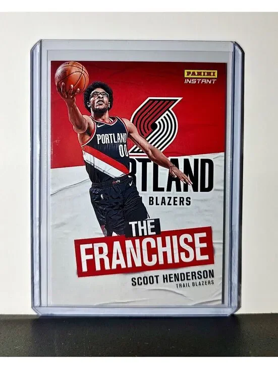 Scoot Henderson 2024-25 Panini The Franchise NBA #7 Card Trail Blazers 1/234