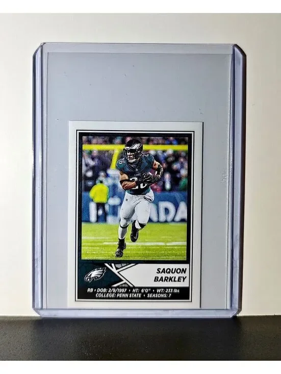 Saquon Barkley 2024 Panini NFL Sticker #332 Philadelphia Eagles