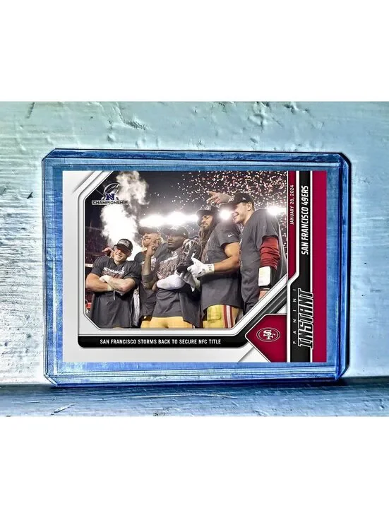 San Francisco 49'ers 2023 Panini NFL Football #164 Card PreSale NFC Champions