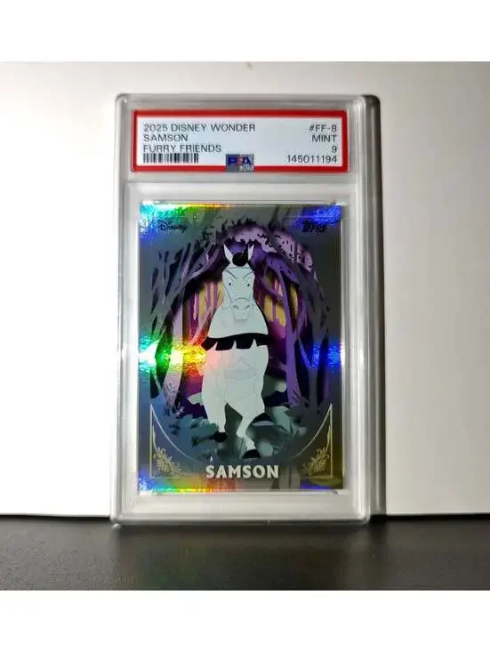 Samson 2025 Topps Disney #FF-8 Furry Friends Card Sleeping Beauty PSA 9 MT