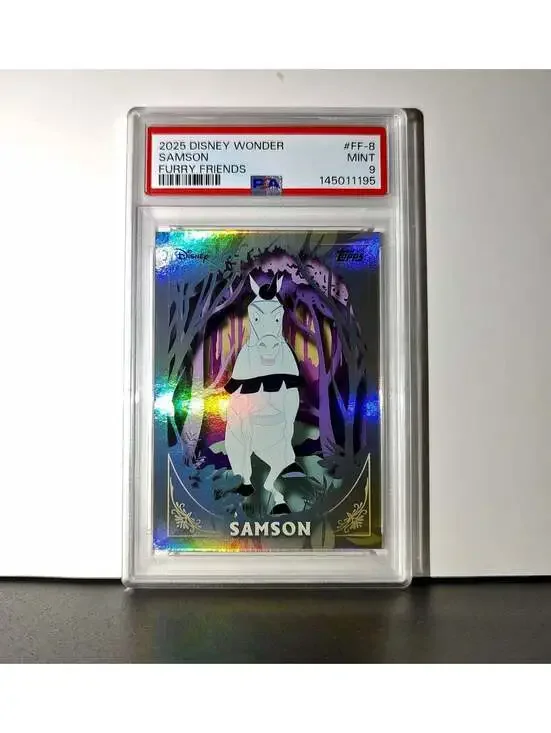 Samson 2025 Topps Disney #FF-8 Furry Friends Card Sleeping Beauty PSA 9