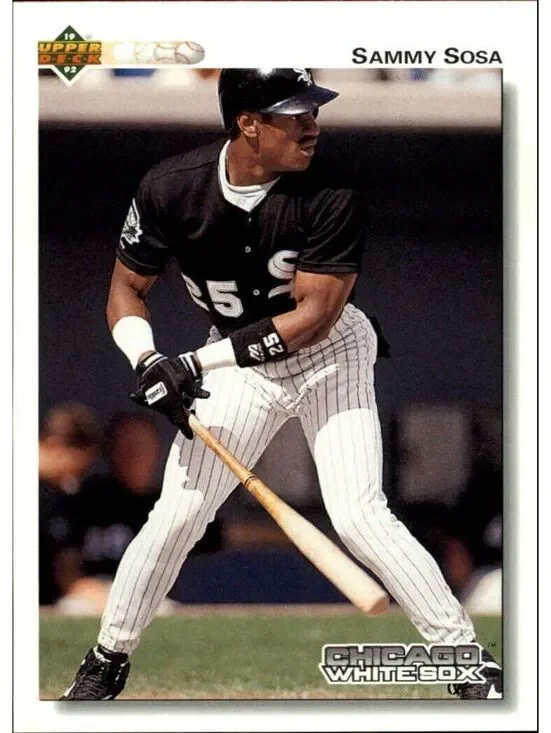 Sammy Sosa 1992 Upper Deck MLB #438 Baseball Card Chicago White Sox