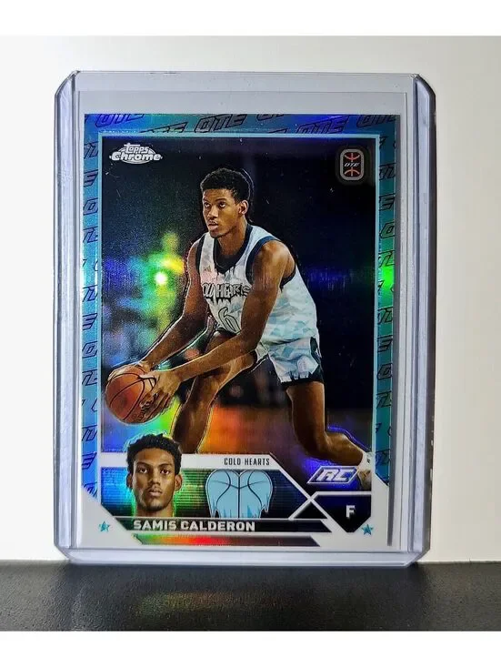 Samis Calderon Rookie Refractor 2023-24 Topps Chrome Overtime #77 Cold Hearts