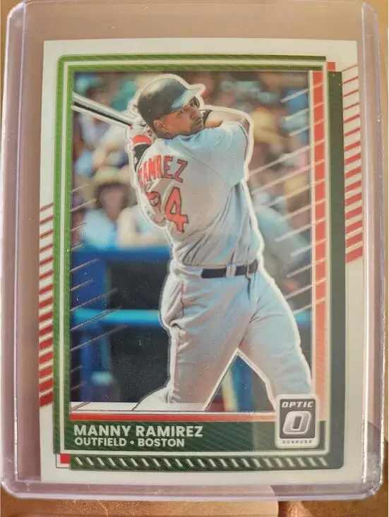 Manny Ramirez - 2025 Panini OPTIC insert - #26 - red sox - RAW Mint