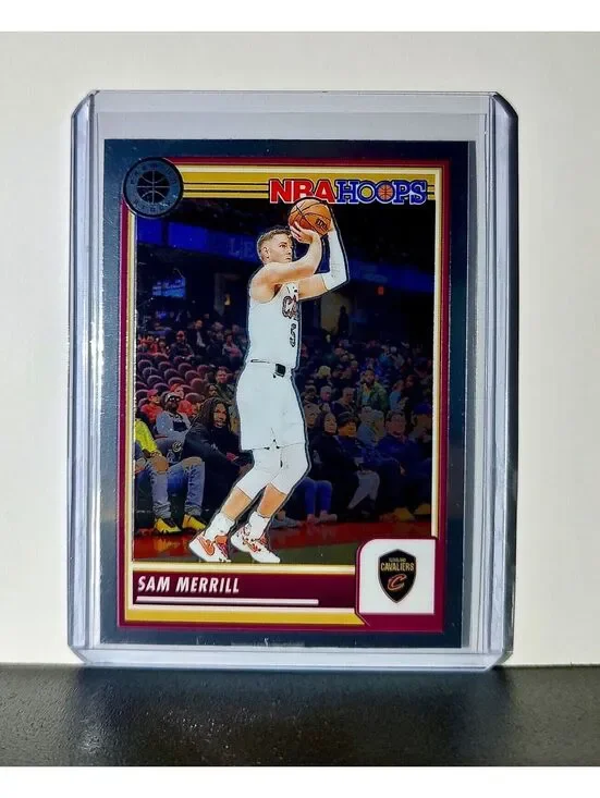Sam Merrill 2023-24 Panini Premium Stock NBA Hoops #233 Card Cleveland Cavaliers