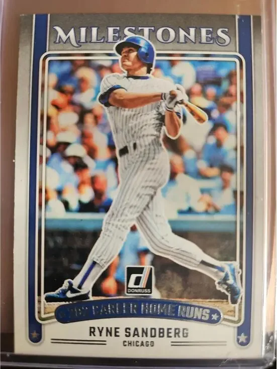 Ryne Sandberg - 2025 Panini Milestones Insert baseball- #17 - Cubs RAW Mint