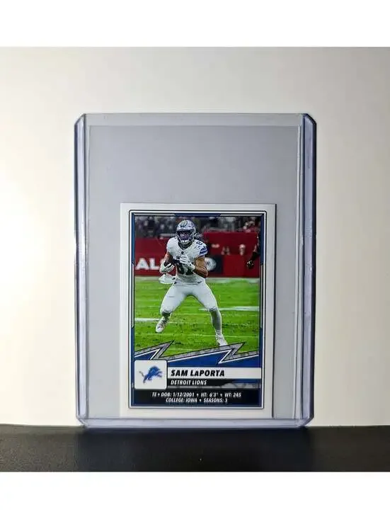 Sam LaPorta 2025 Panini NFL #382 Sticker Detroit Lions