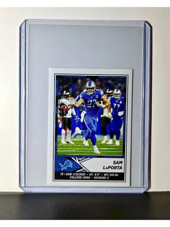 Sam LaPorta 2024 Panini NFL Sticker #385 Detroit Lions