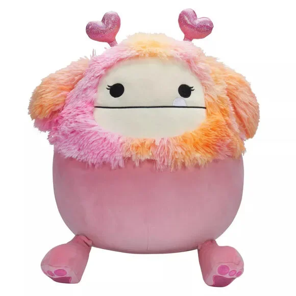 Squishmallow Caparinne Bigfoot Wearing Heart Headband 16