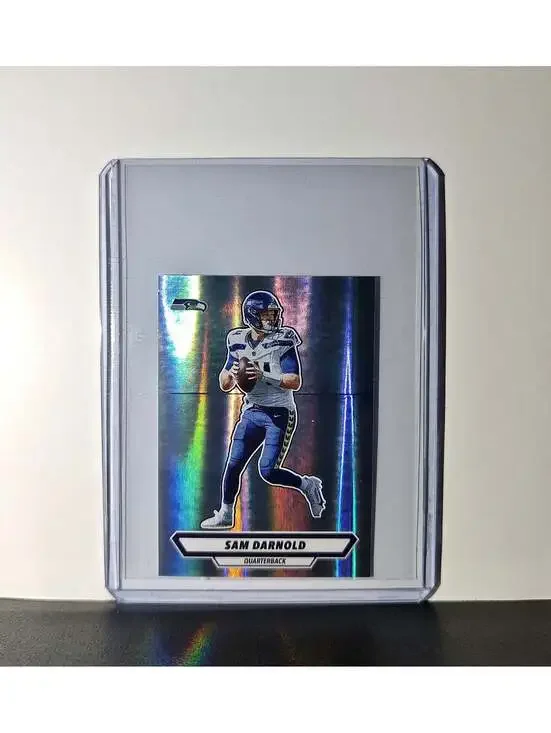 Sam Darnold 2025 Panini NFL #535 Foil Sticker Seattle Seahawks