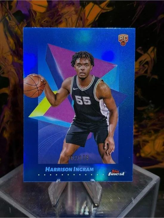 Harrison Ingram 2024-25 Finest - Blue Refractor #/175 Rookie
