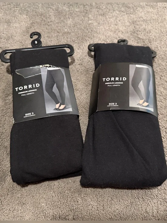 Torrid Black Premium Full Length Leggings Size 3