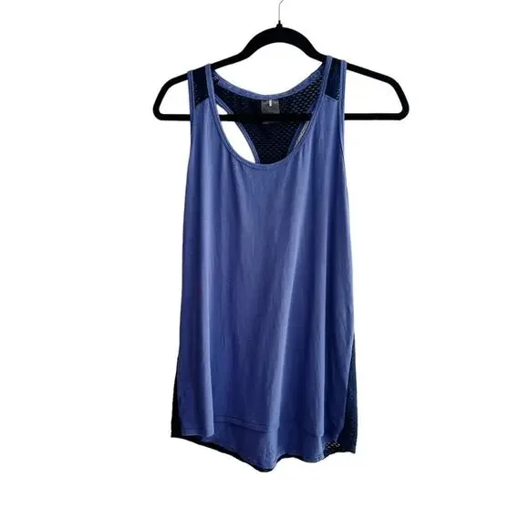 Calia Carrie Underwood Mesh Layered Racerback Athletic Tank Top