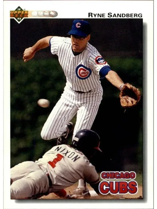 Ryne Sandberg 1992 Upper Deck MLB #145 Baseball Card Chicago Cubs