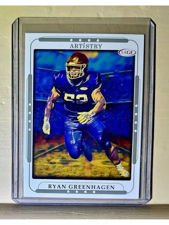 Ryan Greenhagen 2023 SAGE NFL Artistry Football #104 Card