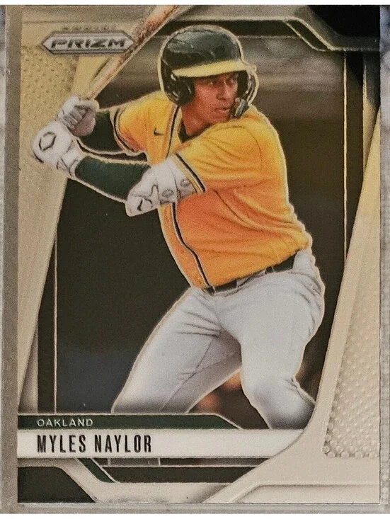 Myles Naylor #214 [Rookie] 2025 Panini Prizm - A's (RC)