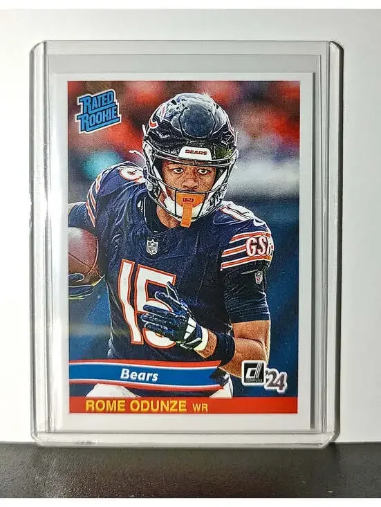 Rome Odunze Rookie 2024 Panini Rated Rookie Retro NFL #20 Card Bears 1 of 890