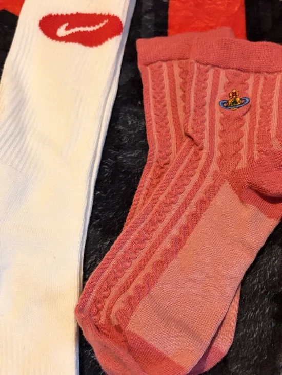 Vivienne Westwood & high Nike dri fit long socks both NWT