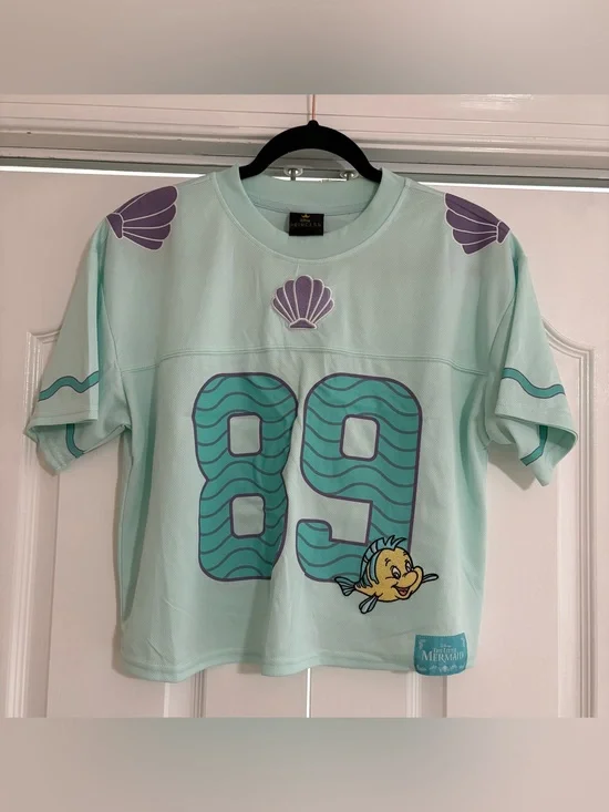 BoxLunch Disney The Little Mermaid Ariel Cropped Jersey