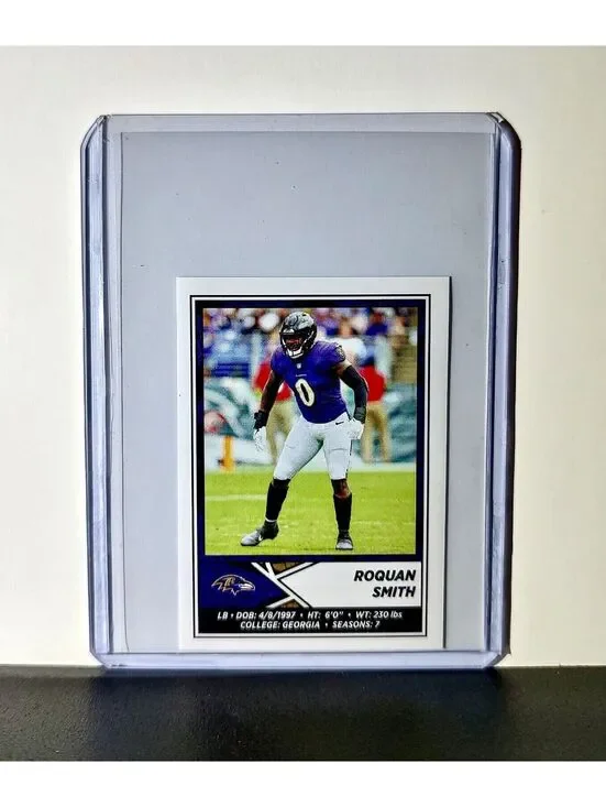 Roquan Smith 2024 Panini NFL Sticker #114 Baltimore Ravens