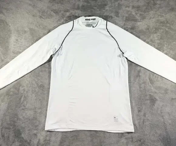 Nike Pro Hyperwarm Fitted Long Sleeve Thermal Baselayer Shirt, L