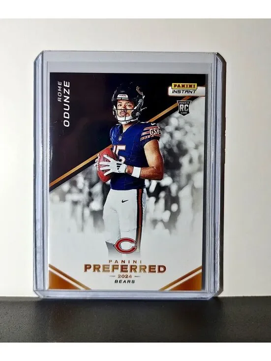 Rome Odunze 2024 Panini Preferred NFL #23 Rookie Card Chicago Bears 1/335