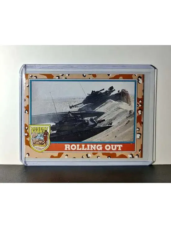 Rolling Out 1991 Topps Desert Storm #91 Card