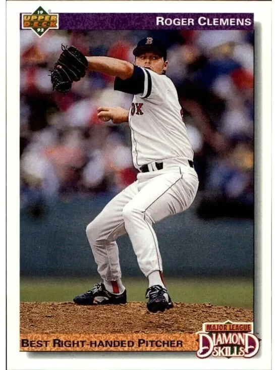 Roger Clemens 1992 Upper Deck MLB #641 DS Baseball Card Boston Red Sox