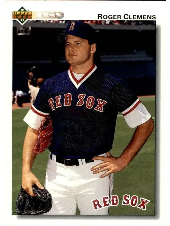 Roger Clemens 1992 Upper Deck MLB #545 Baseball Card Boston Red Sox