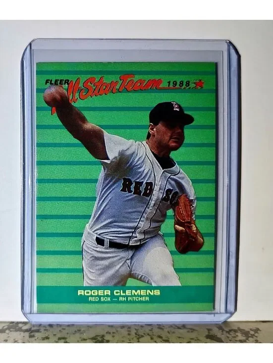 Roger Clemens 1988 Fleer All-Star Team MLB #4 Baseball Card Boston Red Sox