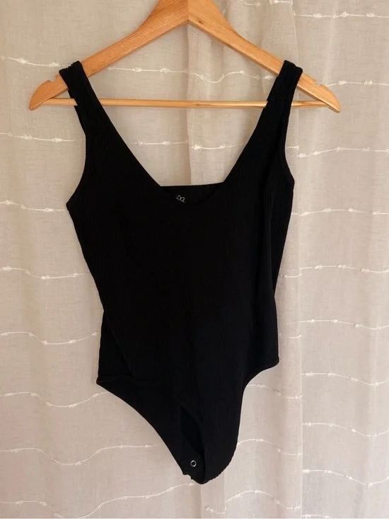 Ribbed One-Piece Bodysuit Set (Multiple)