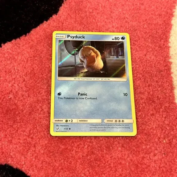 Psyduck #7 – Pokémon Detective Pikachu – Holo – As Pictured