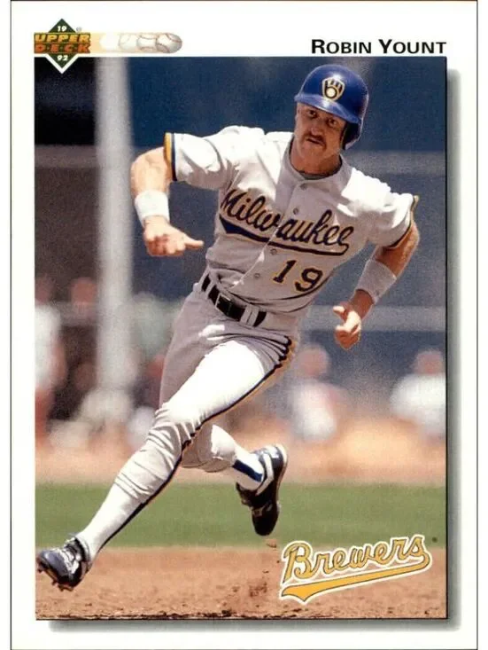 Robin Yount 1992 Upper Deck MLB #456 Baseball Card Milwaukee Brewers