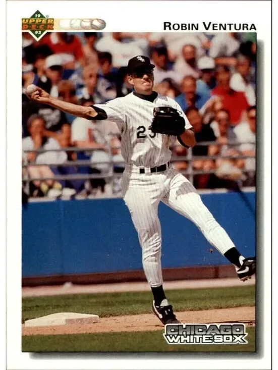 Robin Ventura 1992 Upper Deck MLB #263 Baseball Card Chicago White Sox