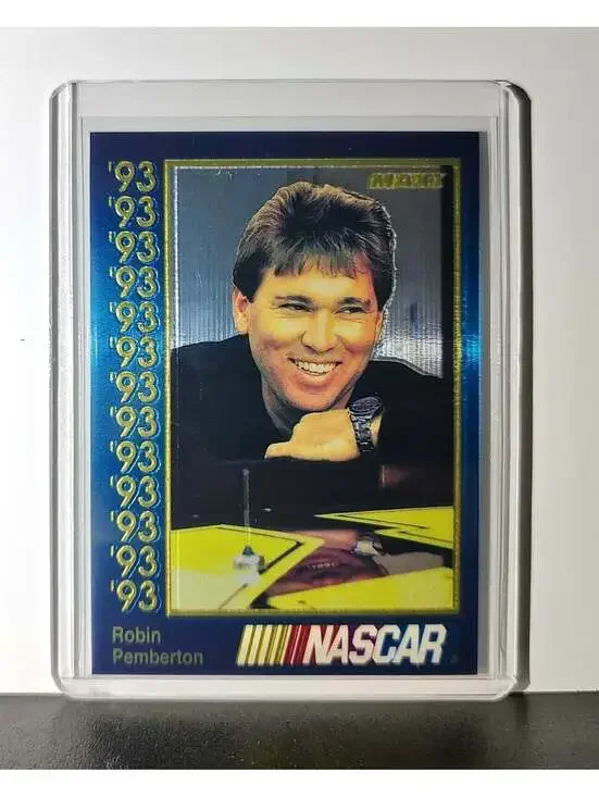 Robin Pemberton 1993 Maxx Premier Plus Racing #131 NASCAR Card SABCO Racing