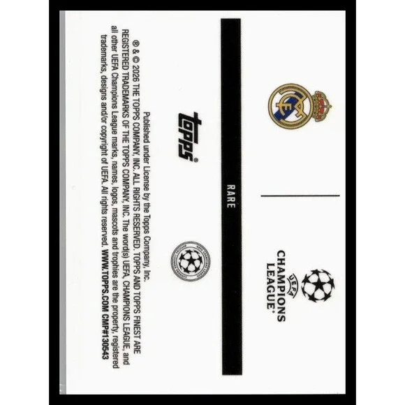 2025-26 Finest Thibaut Courtois Real Madrid Checkerboard Refractor #269