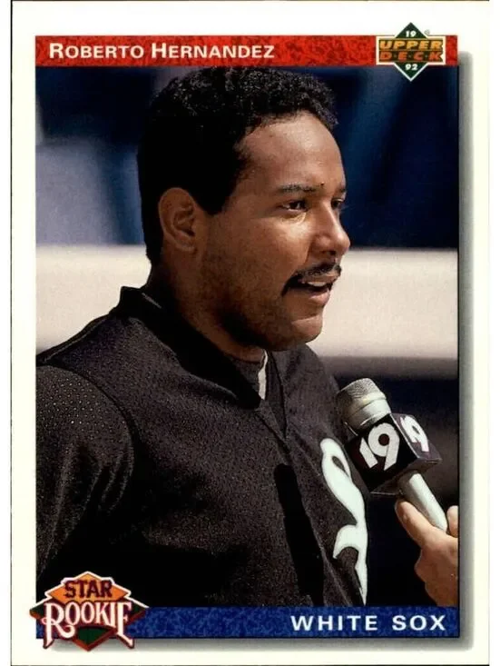 Roberto Hernandez 1992 Upper Deck MLB #7 Star Rookies Card Chicago White Sox